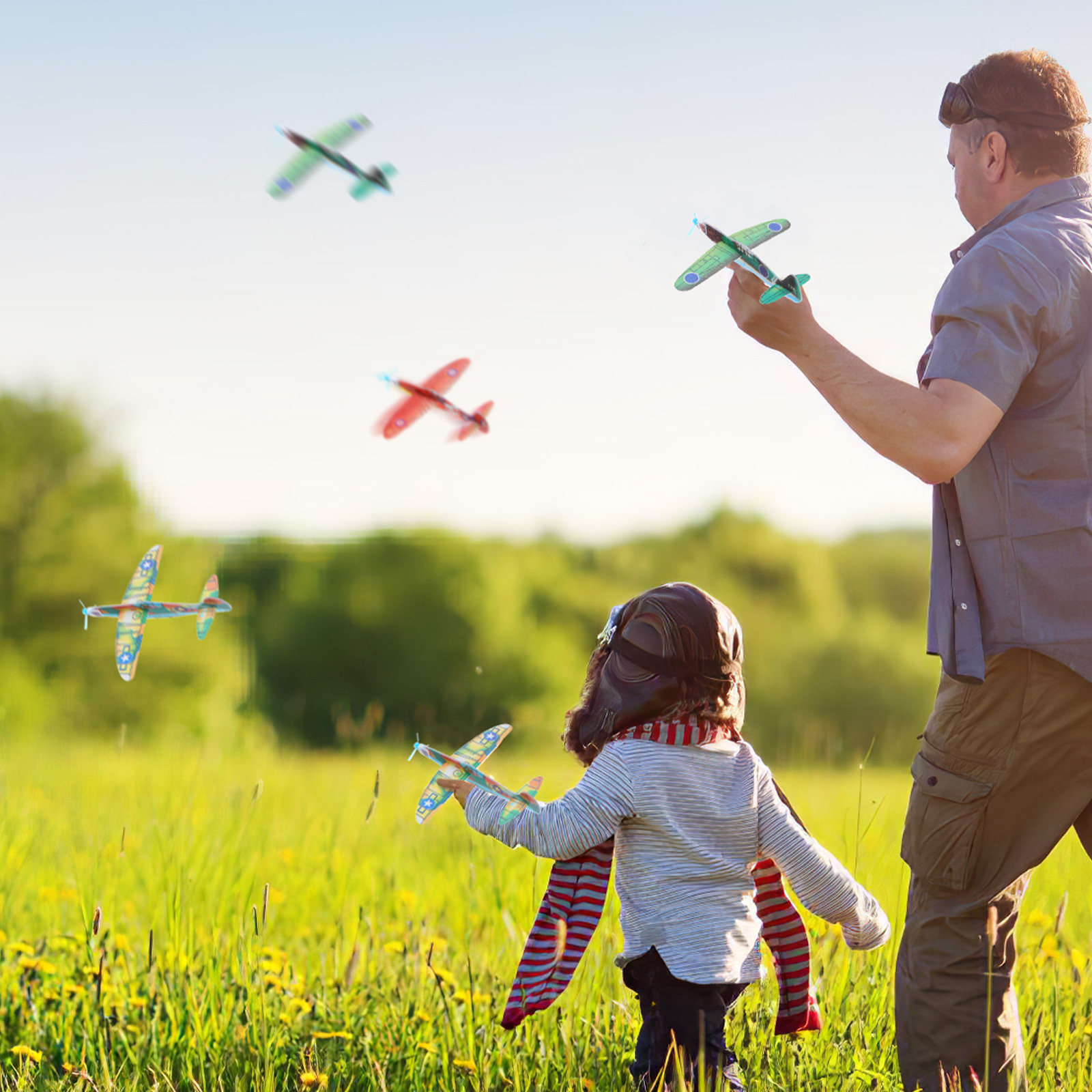 Quality Outdoor Power - 36Pcs Foam Airplane Models High-Quality Safe