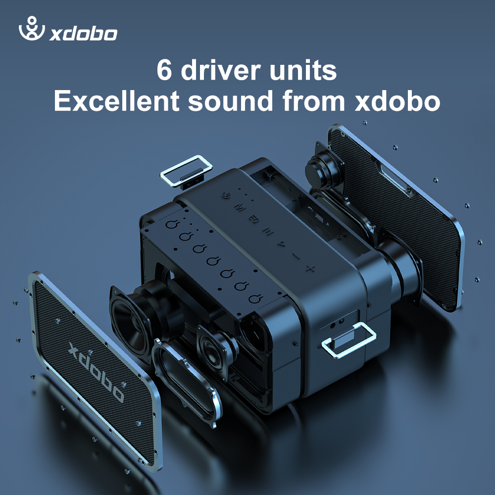 XDOBO 1983 Max 120W Bluetooth  - đánh giá và giá Outdoor Power Board Box