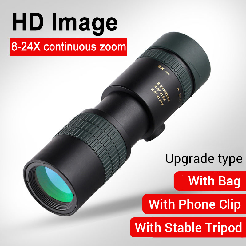 Powerful 8-24X30 Monoculars HD - đánh giá và giá Quality Outdoor Power