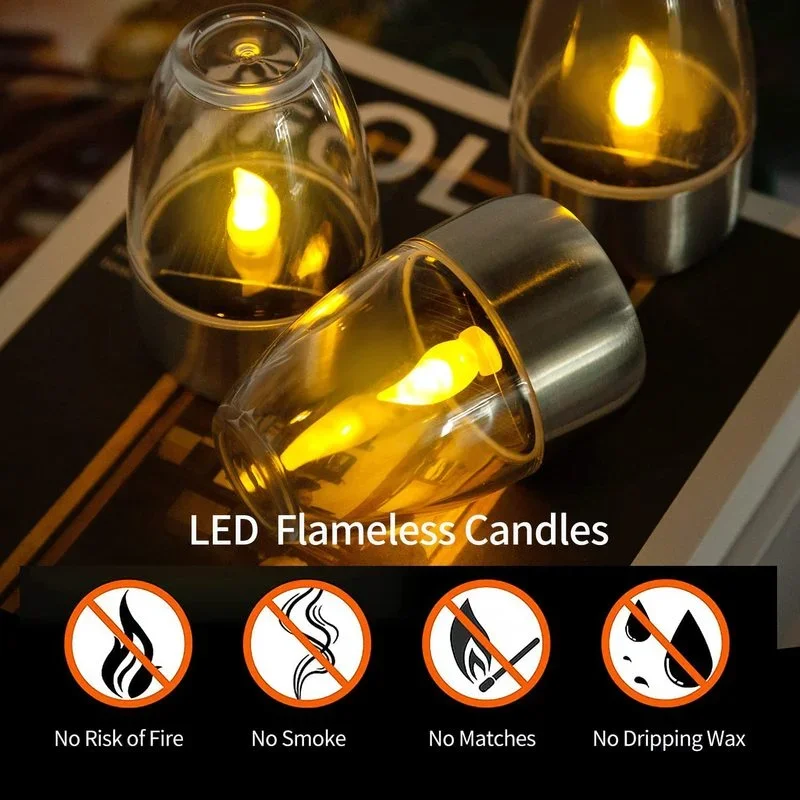 Solar Powered Flameless Candle - đánh giá và giá Outdoor Power For Wedding