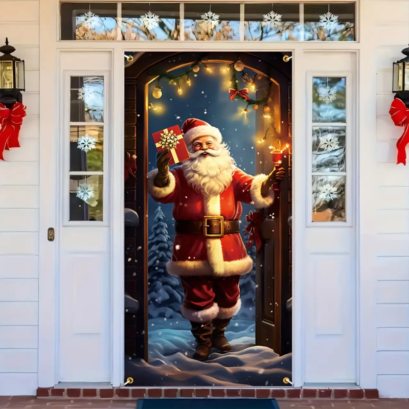 1pc 2D flat, festive Santa Cla - đánh giá và giá Outdoor Power For Wedding