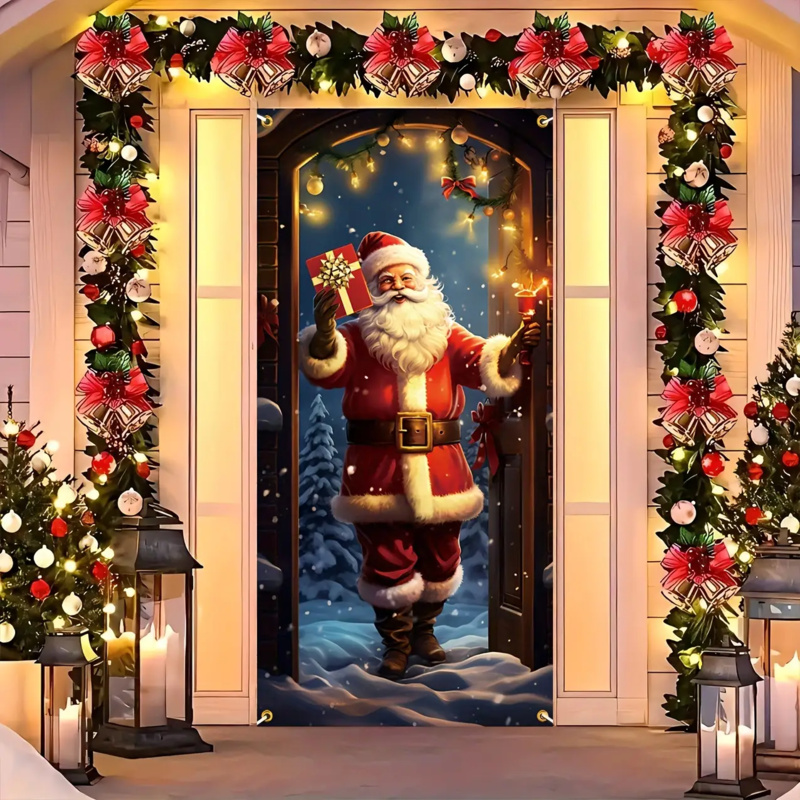 1pc 2D flat, festive Santa Cla - đánh giá và giá Outdoor Power For Wedding
