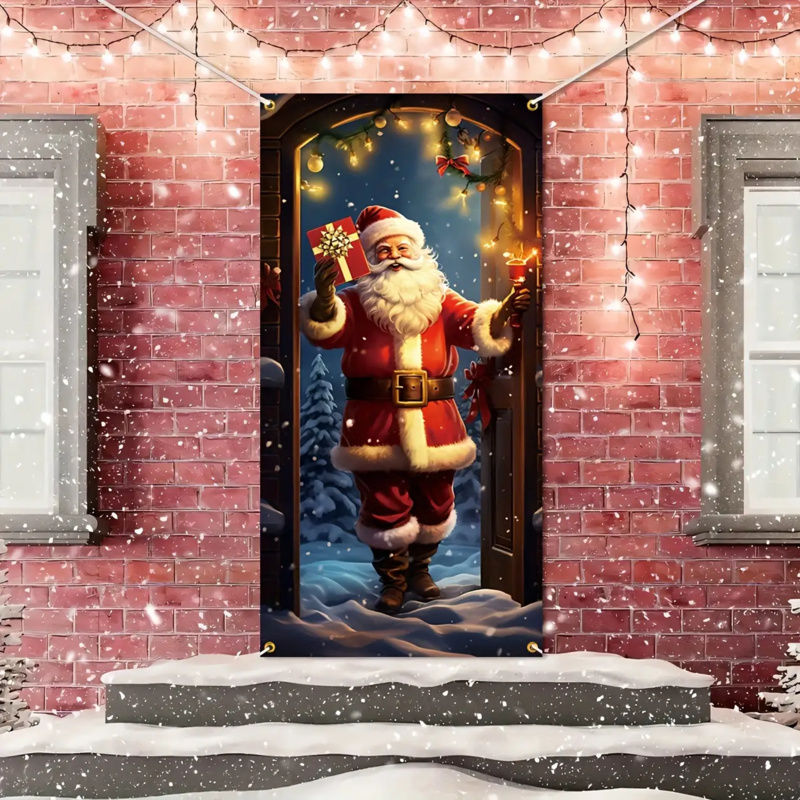 1pc 2D flat, festive Santa Cla - đánh giá và giá Outdoor Power For Wedding