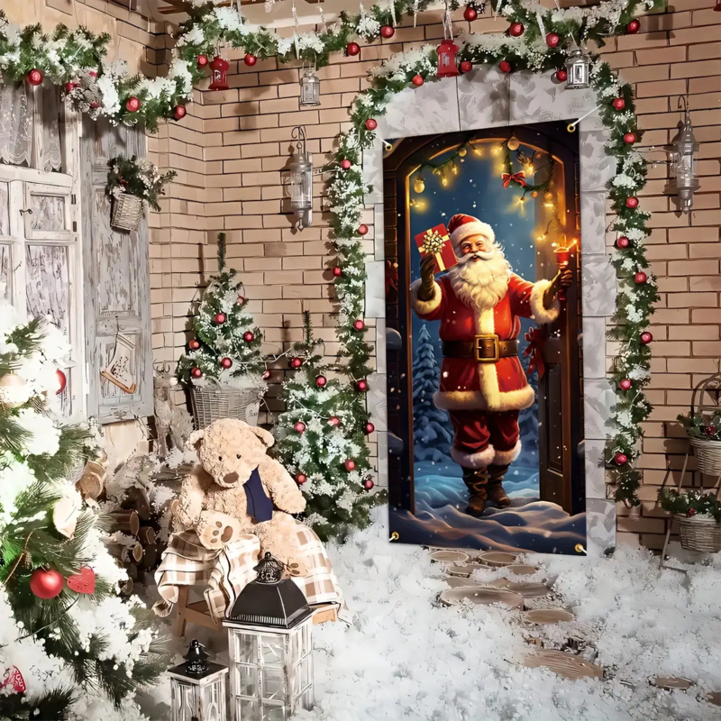1pc 2D flat, festive Santa Cla - đánh giá và giá Outdoor Power For Wedding
