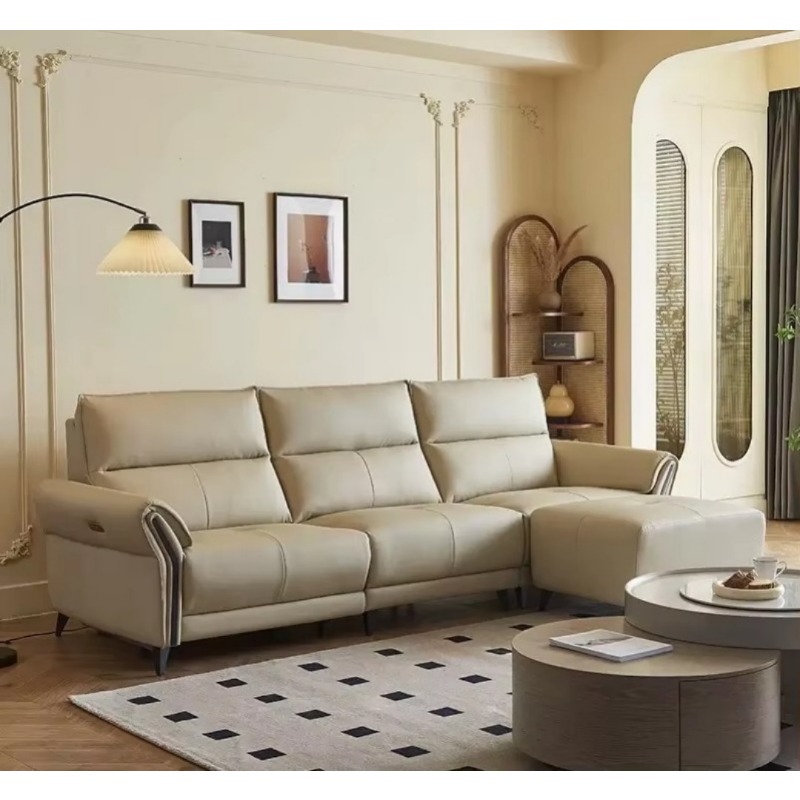 Italian Minimalist Cream Strai - đánh giá và giá Outdoor Power Recliner