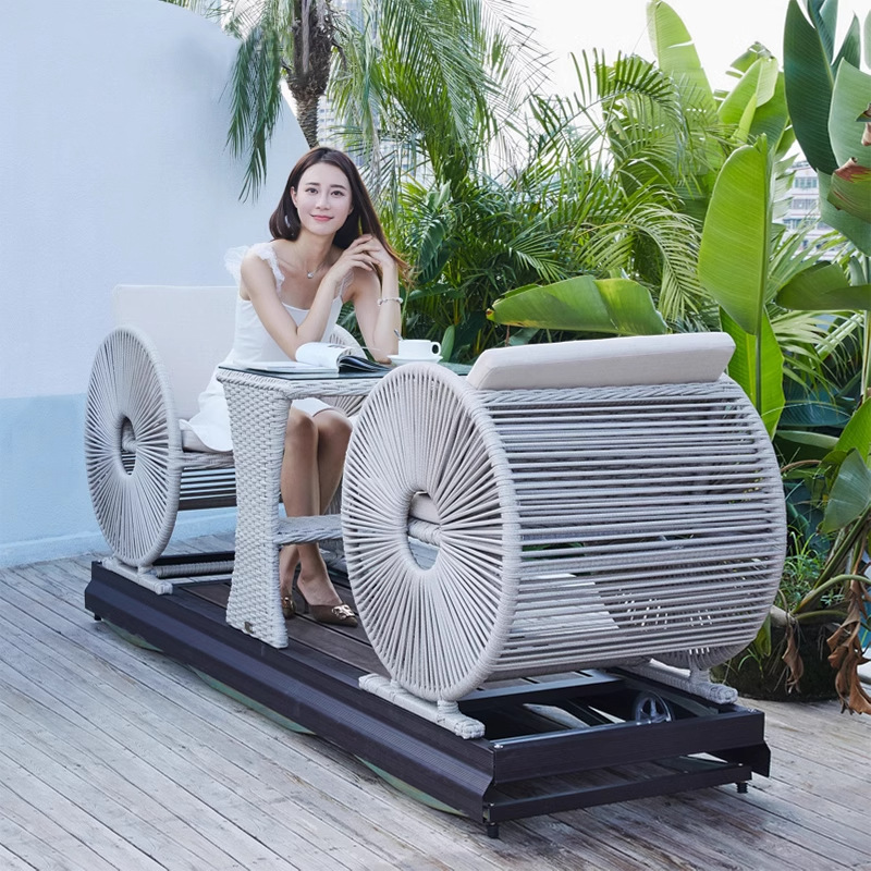 Modern Waterproof Double Wheel - đánh giá và giá Outdoor Power Recliner