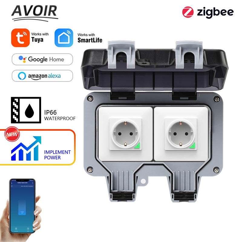 Avoir Tuya Zigbee Điện Ổ Cắm I - đánh giá và giá Outdoor Power Solutions