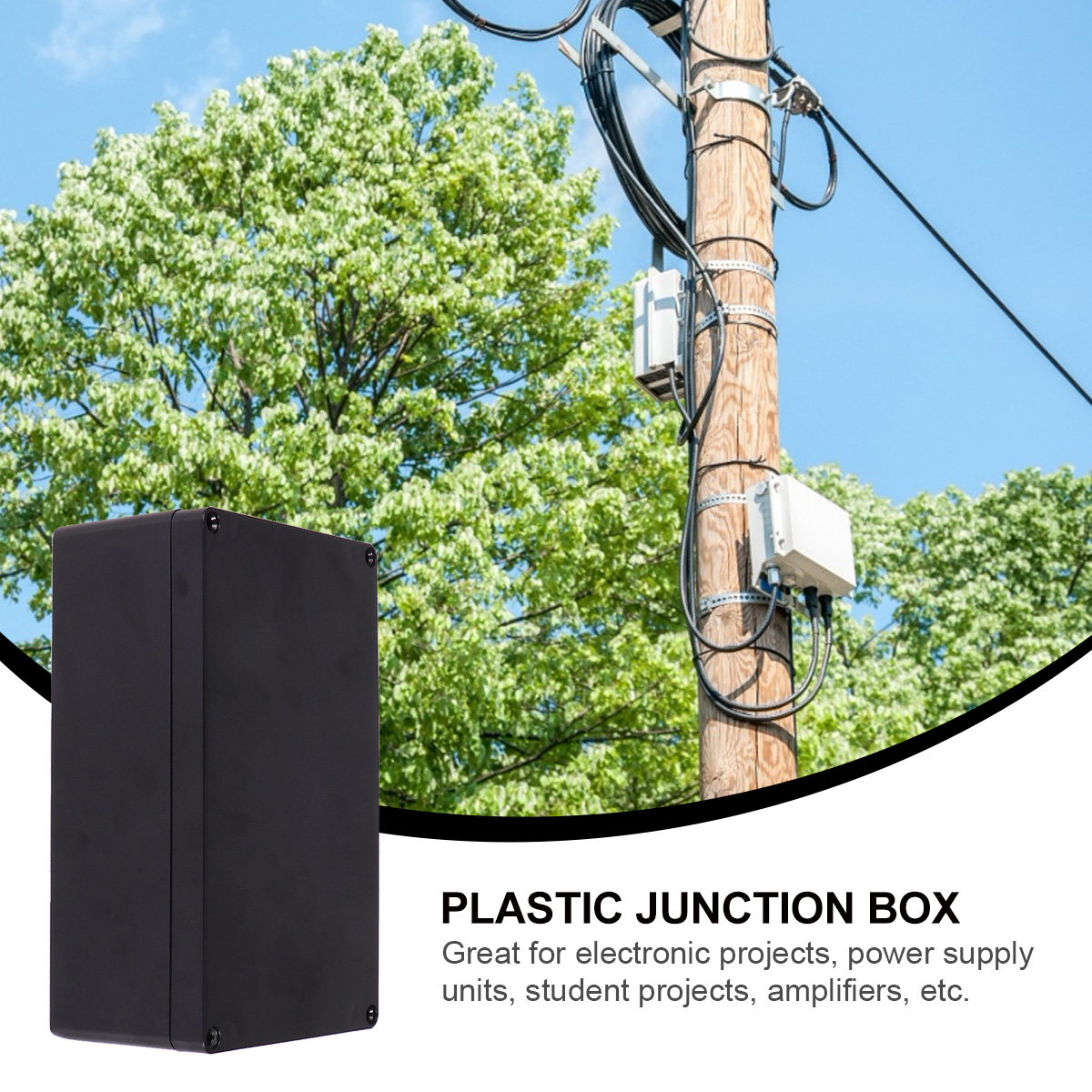2Pcs Waterproof Junction Box P - đánh giá và giá Outdoor Power Board Box