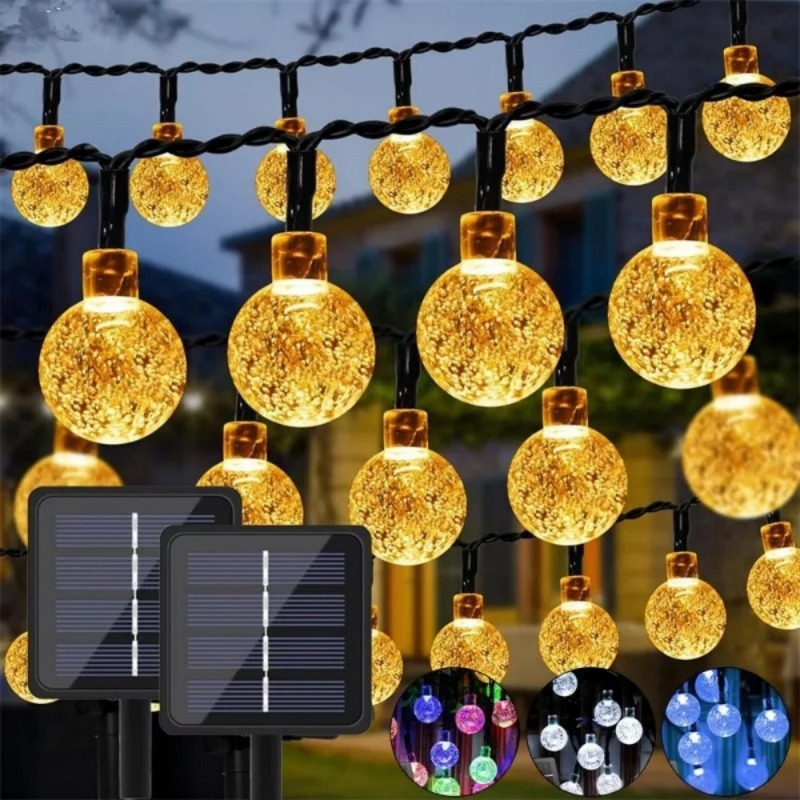 20/50/100 LED Solar Power Crys - đánh giá và giá Outdoor Power For Wedding