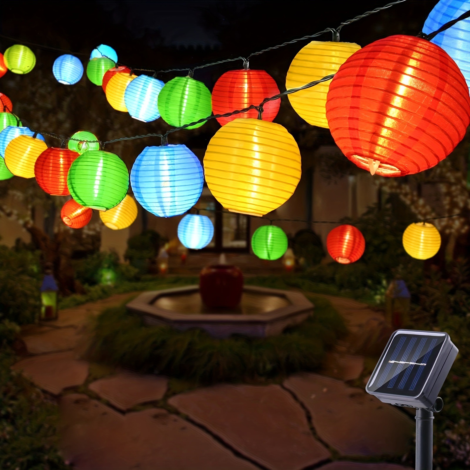 LED Solar Lantern String Light - đánh giá và giá Outdoor Power For Wedding